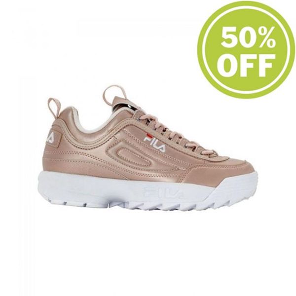 Disruptor Fila Mulher Rosa Douradas - Fila Disruptor M Low Wmn En Portugal,ZJIS-81327